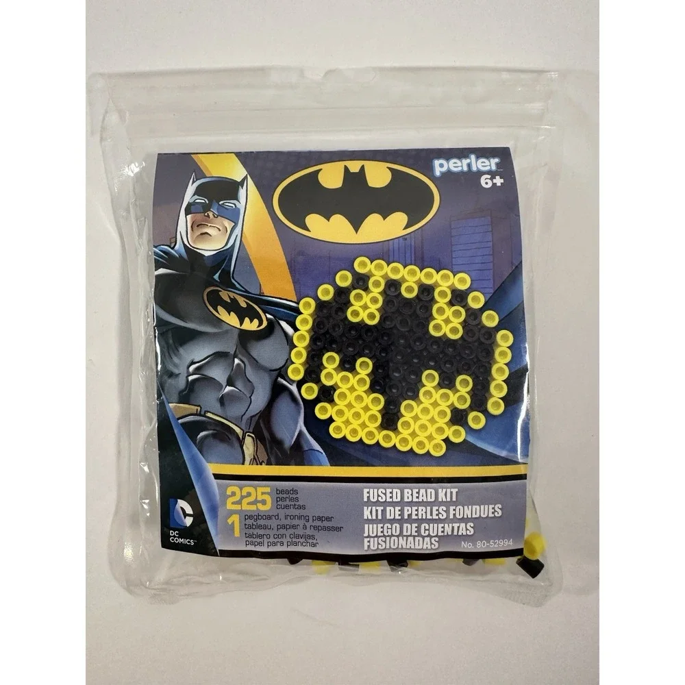 Fused Bead Kit Perler Justice League Batman Lot Of 2 Dimensions Crafts 225 Beads